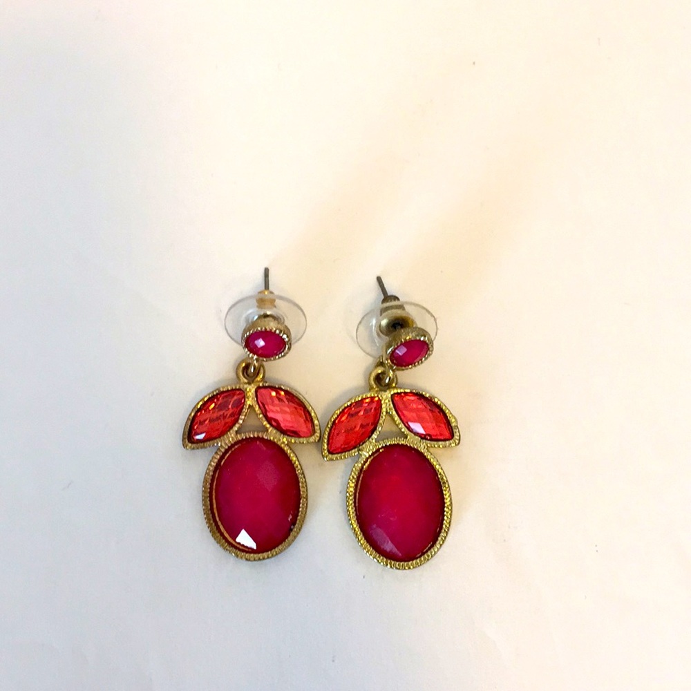 Pink Dangle Earrings